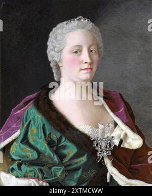 Kaiserin Maria Theresia, 1747, von Jean-Etienne Liotard Stockfoto