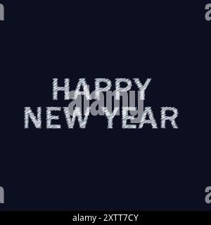 Happy New Year Celebration Design Stock Vektor