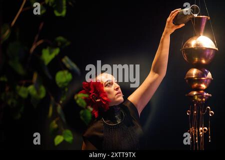 Edinburgh Schottland, Vereinigtes Königreich 15. August 2024. Nigamon/Tunai im Studio als Teil des Edinburgh International Festivals. Credit sst/alamy Live News Stockfoto