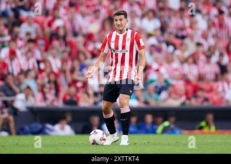 Dani Vivian vom Athletic Club während des spanischen Meisterschaftsspiels La Liga zwischen Athletic Club und Getafe am 15. August 2024 in San Mames in Bilbao, Spanien Stockfoto