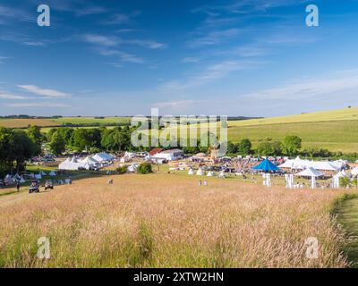 Chalke Valley History Festival, Broad Chalke Wiltshire UK Stockfoto