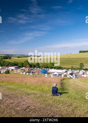 Chalke Valley History Festival, Broad Chalke Wiltshire UK Stockfoto