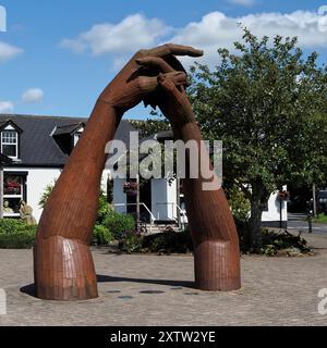 The Big Dance von Ray Lonsdale im Sculpture Garden, Gretna Green Visitor Centre, Dumfries and Galloway, Schottland, Großbritannien, Stockfoto