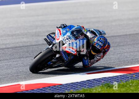 Red Bull Ring, Spielberg, Österreich. August 2024. 2024 MotoGP of Austria, Übungstag; Nummer 88 Trackhouse Racing Fahrer Miguel Oliveira während Training 1 bei der Österreichischen MotoGP Credit: Action Plus Sports/Alamy Live News Stockfoto