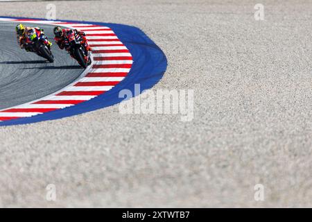 Red Bull Ring, Spielberg, Österreich. August 2024. 2024 MotoGP of Austria, Practice Day; Maverick Vinales, Joan mir während Training 1 bei der österreichischen MotoGP Credit: Action Plus Sports/Alamy Live News Stockfoto