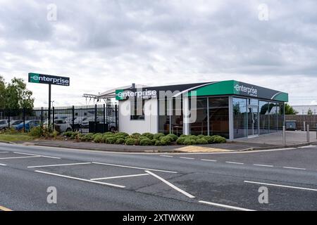 Enterprise Rent-A-Car in Crewe Cheshire Großbritannien Stockfoto