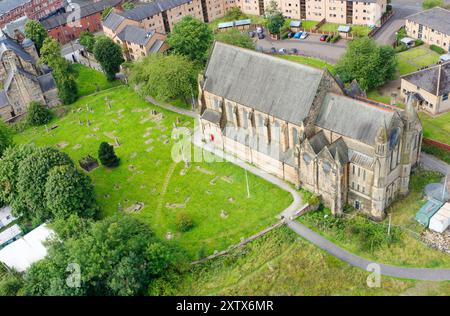 Govan alte Pfarrkirche in Glasgow, die Heimat der Govan-Steine ist Stockfoto