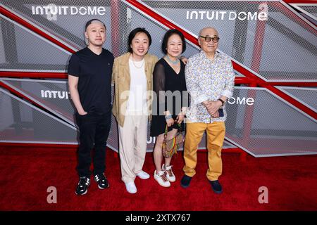 Inglewood, Usa. August 2024. INGLEWOOD, LOS ANGELES, KALIFORNIEN, USA - 15. AUGUST: Jimmy O. Yang kommt bei der Eröffnung des Intuit Dome Grand Opening – Ribbon Cutting Ceremony and Red Carpet, die am 15. August 2024 im Intuit Dome in Inglewood, Los Angeles, Kalifornien, USA stattfindet. (Foto: Xavier Collin/Image Press Agency) Credit: Image Press Agency/Alamy Live News Stockfoto