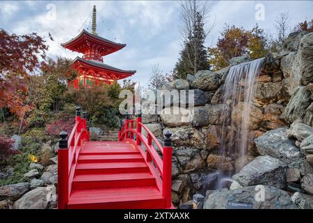 Japanischer Park, Krasnodar, Russland, Europa Stockfoto