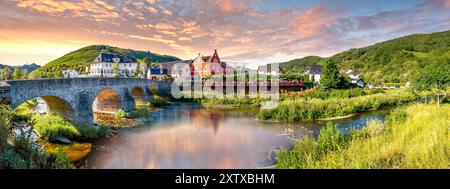 Altstadt von Rech im Ahrtal Stockfoto