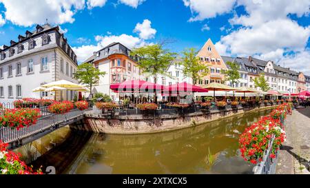 Altstadt von Saarburg, Deutschland Stockfoto