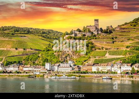 Sankt Goar, Rheintal, Deutschland Stockfoto