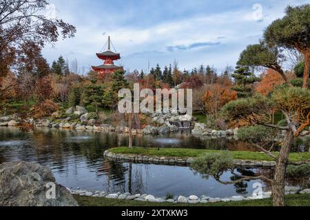 Japanischer Park, Krasnodar, Russland, Europa Stockfoto