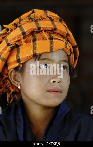 Myanmar, Asien, Junges Mädchen aus Rangun, Asien Stockfoto