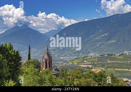 Mausoleum Erzherzog Johann von Österreich in Schenna bei Meran, Südtirol Stockfoto