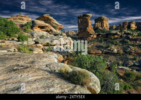 Canyonlands National Monument (südliche Gegend) Utah Stockfoto
