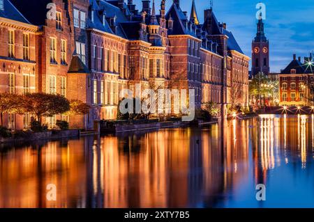 Der niederländische parlamentskomplex in den Haag, Niederlande. Stockfoto