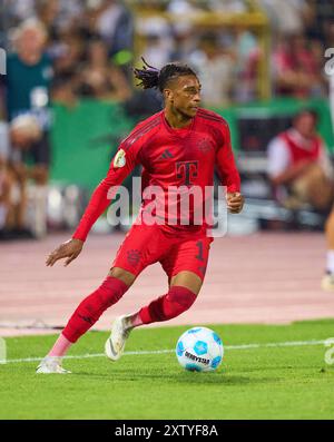 Ulm, Deutschland. August 2024. Michael Olise (FCB 17) im Spiel SSV ULM - FC BAYERN MÜNCHEN DFB-Pokal, deutscher Fußball-Cup, 1.Runde am 16. August 2024 in Ulm. Saison 2024/2025 Fotograf: ddp-Bilder/STAR-Bilder - DFB-VORSCHRIFTEN VERBIETEN JEDE VERWENDUNG VON FOTOGRAFIEN als BILDSEQUENZEN und/oder QUASI-VIDEO - Credit: ddp Media GmbH/Alamy Live News Stockfoto