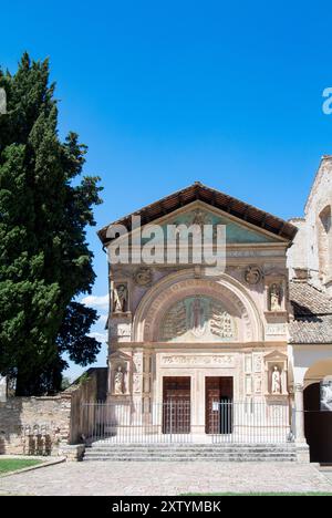 Perugia, Italien, Oratori di San Bernardino e di Sant'Andrea o della Giustizia an der Piazza San Francesco, nur Editorial. Stockfoto