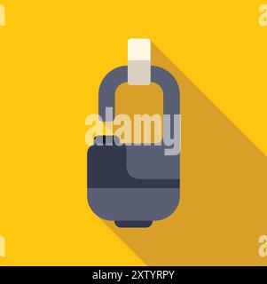 Elektronische Schlüsselkarte, die an einem Wandhaken hängt, ermöglicht Gästen den einfachen Zugang zum Strom in ihrem Hotelzimmer Stock Vektor