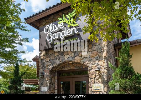 Olive Garden Italian Kitchen Restaurant in Buford, Georgia, in der Nähe von Atlanta. (USA) Stockfoto