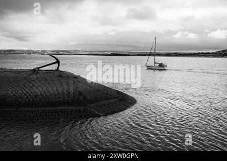 Am Appledore Quay am Fluss Torridge Bideford nördlich von Devon im Westen Englands Stockfoto