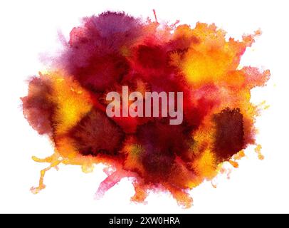 Helle abstrakte Hand gezeichnet Aquarell Hintergrund Stockfoto