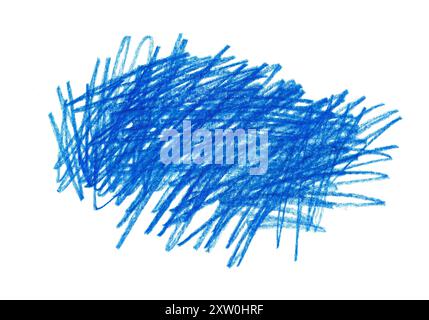 Abstrakt Blau Hand gezeichnet Design Element Stockfoto