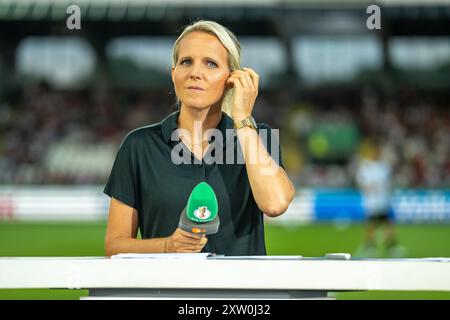 Friederike Kromp, GER, SSV Ulm gegen FC Bayern München, Fussball, DFB-Pokal, 1. Runde, Spielzeit 2024/2025, 16.08.2024, Eibner-Pressefoto/Sascha Walther Stockfoto