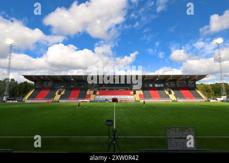 Vallingby, Schweden, 17. August 2024: Grimsta IP vor dem Spiel in der schwedischen Liga OBOS Damallsvenskan am 17. August 2024 zwischen Hammarby IF und Linkoping FC bei Grimsta IP in Vallingby (Stockholm), Schweden (Peter Sonander/SPP) Credit: SPP Sport Press Photo. /Alamy Live News Stockfoto