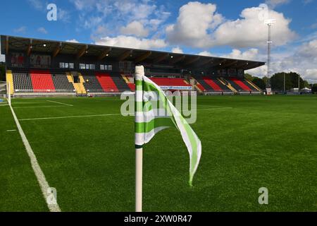 Vallingby, Schweden, 17. August 2024: Grimsta IP vor dem Spiel in der schwedischen Liga OBOS Damallsvenskan am 17. August 2024 zwischen Hammarby IF und Linkoping FC bei Grimsta IP in Vallingby (Stockholm), Schweden (Peter Sonander/SPP) Credit: SPP Sport Press Photo. /Alamy Live News Stockfoto