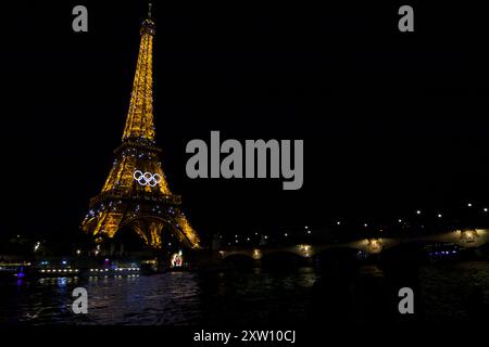 Tour Eiffel während der Olympischen Spiele von Paris 2024 Stockfoto