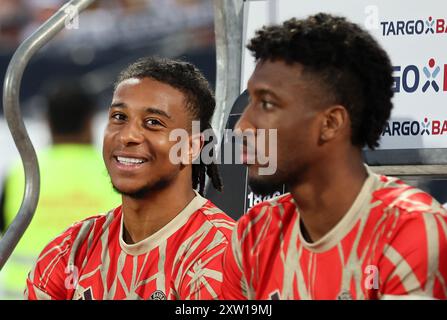 ULM – 16. AUGUST: Michael Olise von Bayern München Ersatzbank beim DFB-Pokal-Spiel zwischen SSV Ulm 1846 und FC Bayern München am 16. August 2024 in Ulm. © diebilderwelt / Alamy Stock Stockfoto