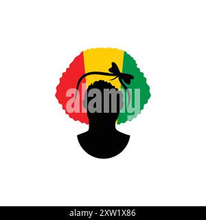 Black History Month Creative Design Stock Vektor