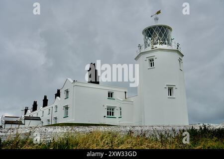 Das Lizard Lighthouse Heritage Centre, erbaut 1751. Stockfoto