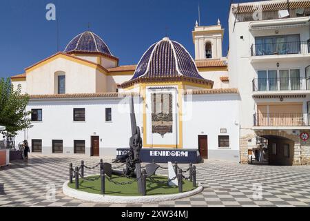 Kirche San Jaime y Santa Ana in Benidorm, Alicante, Spanien. Stockfoto