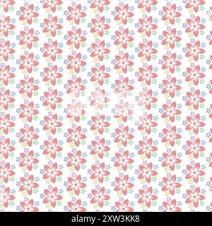 Floral Seamless Pattern Stock Vektor