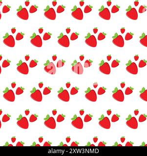 Erdbeermuster Stock Vektor