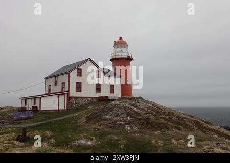 Der Ferryland Lighthouse an der Ostküste von Neufundland Kanada Stockfoto