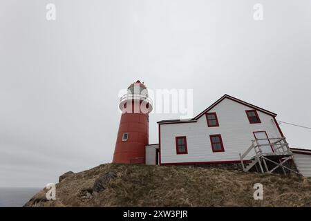 Der Ferryland Lighthouse an der Ostküste von Neufundland Kanada Stockfoto