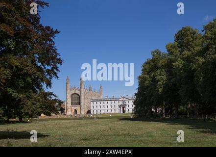 King's College Chapel und Gibb's Building Cambridge Stockfoto