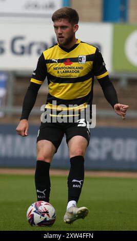 Barrow's Ben Jackson während des Spiels der Sky Bet League 2 zwischen Carlisle United und Barrow im Brunton Park, Carlisle am Samstag, den 17. August 2024. (Foto: Michael Driver | MI News) Credit: MI News & Sport /Alamy Live News Stockfoto