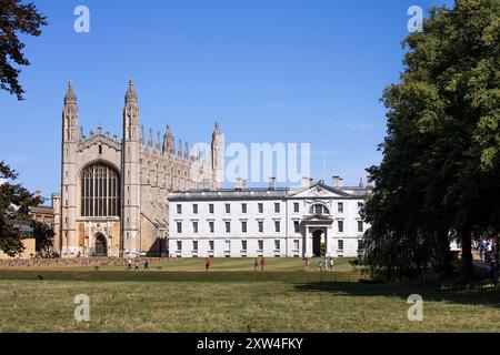 King's College Chapel und Gibb's Building Cambridge Stockfoto