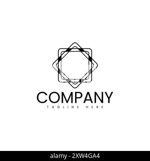 Vintage Star Company Logo Stock Vektor