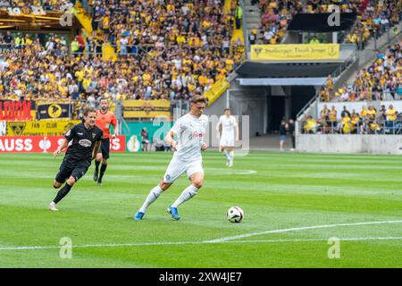 TSV Alemannia Aachen vs. SV Holstein Kiel, Fussball, DFB-Pokal, 1. Runde, 1. Spieltag, Saison 2024/2025, 17.08.2024, Foto: Eibner-Pressefoto/Justin Derondeau DFB-VORSCHRIFTEN VERBIETEN JEDE VERWENDUNG VON FOTOGRAFIEN ALS BILDSEQUENZEN UND/ODER QUASI-VIDEO Stockfoto