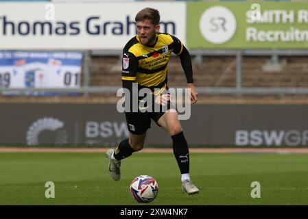 Barrow's Ben Jackson während des Spiels der Sky Bet League 2 zwischen Carlisle United und Barrow im Brunton Park, Carlisle am Samstag, den 17. August 2024. (Foto: Michael Driver | MI News) Credit: MI News & Sport /Alamy Live News Stockfoto