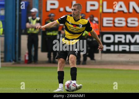 Barrow's Dean Campbell während des Spiels der Sky Bet League 2 zwischen Carlisle United und Barrow in Brunton Park, Carlisle am Samstag, den 17. August 2024. (Foto: Michael Driver | MI News) Credit: MI News & Sport /Alamy Live News Stockfoto