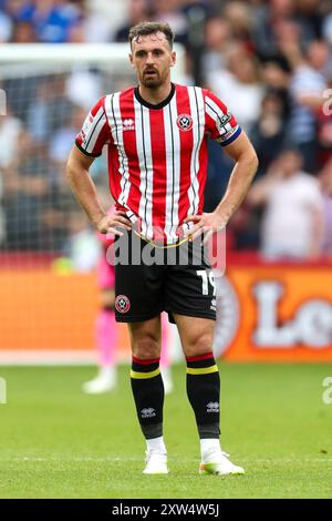 Sheffield United Defender Jack Robinson (19) beim Sheffield United FC gegen Queens Park Rangers FC SKY Bet EFL Championship Match in der Bramall Lane, Sheffield, England, Großbritannien am 17. August 2024 Credit: Every Second Media/Alamy Live News Stockfoto