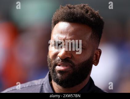 Ipswich, Großbritannien. August 2024. Darren Bent während des Premier League-Spiels in Portman Road, Ipswich. Der Bildnachweis sollte lauten: David Klein/Sportimage Credit: Sportimage Ltd/Alamy Live News Stockfoto