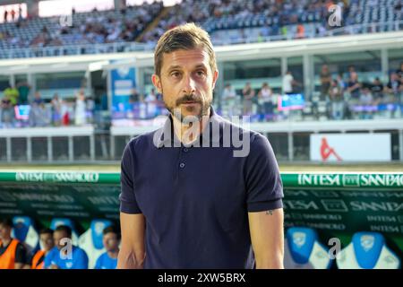 Alessio Dionisi Cheftrainer des Palermo FC während des italienischen Fußballspiels der Serie B zwischen Brescia Calcio FC und Palermo FC in Mar Stockfoto